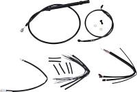 Burly Brand - Burly Brand Handlebar Cable/Line Install Kits - Black - B30-1241 - Image 1