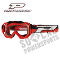 Pro Grip - Pro Grip 3200 MX Enduro Goggles - PZ3200RO - Red / Clear Light Sensitive Lens - OSFA - Image 2