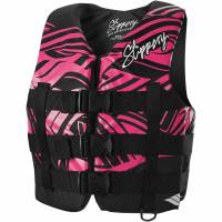 Slippery - Slippery Ray Womens Vest - 3241-0114 - Black/Pink - Image 1