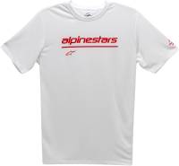 Alpinestars - Alpinestars Tech Line Up Performance T-Shirt - 121173800020L - White - Large - Image 1