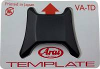 Arai Helmets - Arai Helmets Center Front Top-Duct for VX-Pro4 Helmets - Black Frost - 105346 - Image 2