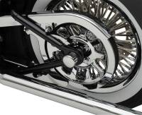 Drag Specialties - Drag Specialties Chrome Axle Caps - Rear - 0214-0449 - Image 3