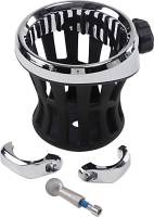 Ciro - Ciro Drink Holder with 1 1/4in. Handlebar Mount - Chrome - 50414 - Image 1