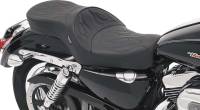 Drag Specialties - Drag Specialties Low-Profile Touring Seat - Flame Stitching - 0804-0260 - Image 2