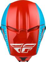Fly Racing - Fly Racing Kinetic Straight Edge Helmet - 73-8632M - Red/White/Blue - Medium - Image 3
