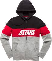Alpinestars - Alpinestars Grupo Zip Hoodie - 1210533001028L - Black/Gray Heather - Large - Image 1