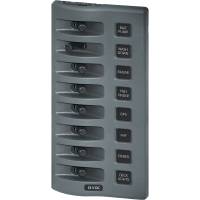 Blue Sea Systems - Blue Sea 4309 WeatherDeck&reg; 12V DC Waterproof Switch Panel - 8 Position - Image 1
