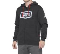 100% - 100% Syndicate Zip Hoody - 20032-00003 - Black - X-Large - Image 1