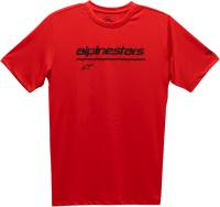 Alpinestars - Alpinestars Tech Line Up Performance T-Shirt - 12117380030M - Red - Medium - Image 1
