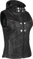 Speed & Strength - Speed & Strength Hells Belles Leather Womens Vest - 889743 - Black - 2XL - Image 1