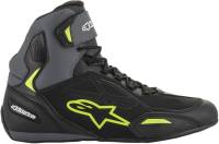 Alpinestars - Alpinestars Faster-3 Drystar Riding Shoes - 2540719175-10 - Black/Gray/Yellow Fluo - 10 - Image 7
