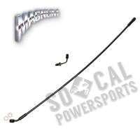Magnum - Magnum Black Coated XR Stainless Upper Front Brakeline Kit with Black Fittings - 22in. Total Length - SBB1501-22 - Image 2