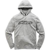 Alpinestars - Alpinestars Blaze Fleece Pullover Hoodie - 1037-53113-1126-2XL - Gray Heather/Black - 2XL - Image 1
