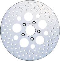 Drag Specialties - Drag Specialties Polished Stainless Steel Drilled Brake Rotor - DS-325738 - Image 2