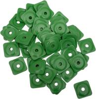 Woodys - Woodys Square Grand Digger Aluminum Support Plates - 5/16in. - Green (48pk.) - ASG-3780-48 - Image 2