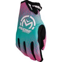 Moose Racing - Moose Racing SX1 Gloves - 3330-8072 - Pink/Purple/Teal - Small - Image 1