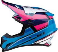Z1R - Z1R Rise MC Helmet - 0110-7190 - Pink/Blue - 3XL - Image 2