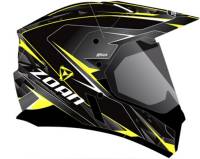 Zoan - Zoan Synchrony Duo-Sport Hawk Graphics Helmet - 521-535 - Yellow - Medium - Image 1