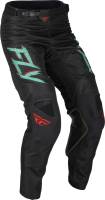 Fly Racing - Fly Racing Kinetic S.E. Rave Pants - 376-53432 - Black/Mint/Red - 32 - Image 1
