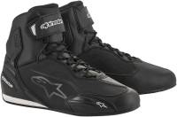 Alpinestars - Alpinestars Faster-3 Riding Shoes - 25102191100-11 - Black/Black - 11 - Image 1