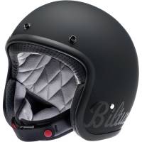 Biltwell Inc. - Biltwell Inc. Bonanza Helmet - 1001-638-202 - Flat Black Factory - Small - Image 1
