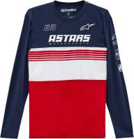 Alpinestars - Alpinestars Turbo LS T-Shirt - 1213711117030M - Navy/Red - Medium - Image 1