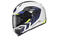 Scorpion - Scorpion EXO-R320 Alchemy Helmet - 32-4025 - White/Blue/Hi-Viz - Large - Image 1
