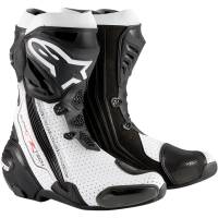 Alpinestars - Alpinestars Supertech R Vented Boots - 222001512239 - Black/White - 6 - Image 1