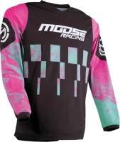 Moose Racing - Moose Racing Qualifier Jersey - 2910-7524 - Pink/Teal - 4XL - Image 1