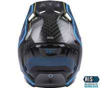 Fly Racing - Fly Racing Formula Carbon Axon Helmet - 73-4420M - Black/Blue/Hi-Vis - Medium - Image 2
