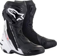 Alpinestars - Alpinestars Supertech R Boots - 2220021-12-44 - Black/White - 9.5 - Image 1