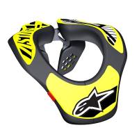 Alpinestars - Alpinestars Youth Neck Support - 6540118-155-OS - Black/Yellow Fluo - OSFM - Image 1
