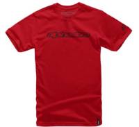 Alpinestars - Alpinestars Wordmark T-Shirt - 1036-72015-30-X - Red - X-Large - Image 1