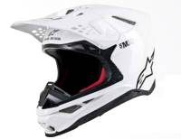 Alpinestars - Alpinestars Supertech M10 Solid Helmet - 8300319-2180-2X - White Glossy - 2XL - Image 1