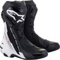 Alpinestars - Alpinestars Supertech R Vented Boots - 2220121-12-47 - Black/White - 12 - Image 1