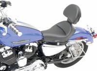Saddlemen - Saddlemen Renegade Heels Down Solo Seat with Driver Backrest without Studs - 807-03-0041 - Image 2