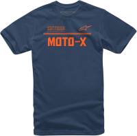 Alpinestars - Alpinestars Astars Moto-X T-Shirt - 1213720247032M - Navy/Orange - Medium - Image 1