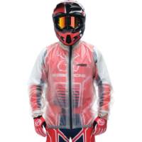 Moose Racing - Moose Racing Clear Rain Jacket - 2854-0371 - Clear - Small - Image 1