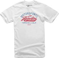 Alpinestars - Alpinestars Motor T-Shirt - 1210-72020-20-LG - White - Large - Image 1