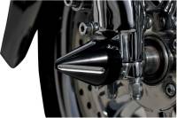 LA Choppers - LA Choppers Axle Caps - Black Machined Spike - LA-7813-00B - Image 2
