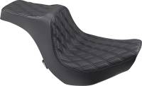 Drag Specialties - Drag Specialties Predator III Seat - Double Diamond - Black Thread - 0802-1267 - Image 1