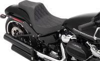 Drag Specialties - Drag Specialties Predator III Seat - Double Diamond - Black Thread - 0802-1267 - Image 2