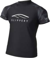 Slippery - Slippery Short Sleeve Rashguard - 3250-0138 - Black/Camo - Large - Image 1