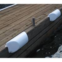 Dock Edge - Dock Edge Dolphin Dockside Bumper 7" x 16" Straight - White - Image 2