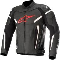 Alpinestars - Alpinestars GP Plus R Airflow Leather Jacket V2 - 3100617-1030-56 - Black/Fluo Red - 56 - Image 1