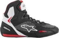 Alpinestars - Alpinestars Faster-3 Rideknit Riding Shoes - 2510319123-8.5 - Black/White/Red - 8.5 - Image 5