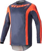 Alpinestars - Alpinestars Techstar Arch Jersey - 3761023-7141-LG - Night Navy/Hot Orange - Large - Image 1