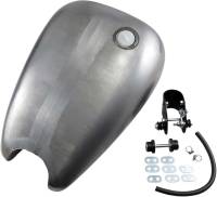 Drag Specialties - Drag Specialties QuickBob Extended Smooth-Top Rubber-Mount Gas Tank - Single-Cap Style - DS-391352 - Image 1