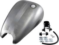 Drag Specialties - Drag Specialties QuickBob Extended Smooth-Top Rubber-Mount Gas Tank - Single-Cap Style - DS-391352 - Image 3
