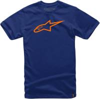Alpinestars - Alpinestars Ageless T-Shirt - 10327203070322X - Navy/Orange - 2XL - Image 1